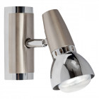 Spot chromé techno 1 ampoule 6 cm