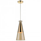 Suspension champagne doré canterbury 1 lumières