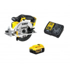 Scie circulaire 18V XR Li-Ion DCS391P1-SK DeWALT (batterie 5,0Ah + chargeur)