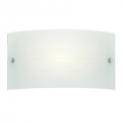 Applique hadley, chrome et verre