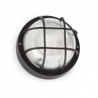 Aplique murale de jardin blanche rondo 1 ampoule