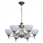 Suspension laiton classic 6 ampoules 74 cm