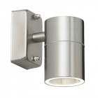 Applique canon, acier inoxydable et verre