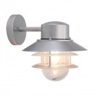 Applique copenhagen, acier inoxydable, argent