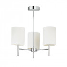 Plafonnier brio, chrome, 3 ampoules