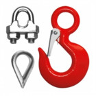 2 cosses coeurs pour câble Ø 4 mm