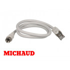 Cordon de liaison fiche f / rj45