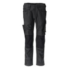 Pantalon de travail avec poches genouillères MASCOT Unique - 21979-459-Noir-37-82