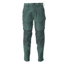 Pantalon de travail avec poches genouillères MASCOT Customized - 22379-311/2-Vert Forêt-50-76