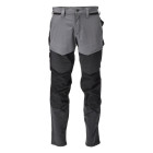 Pantalon de travail avec poches genouillères MASCOT Customized - 22379-311-GRIS ANTHRACITE/NOIR-45-82