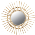 Miroir rotin soleil