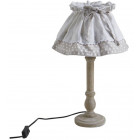 Lampe bois et metal tradition