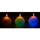 3 bougies boules led