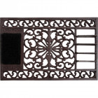 Paillasson en fonte brosse et grattoir