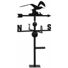 Girouette mouette en fer forgé