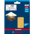 Abrasif rectangle c470 expert bosch 115x107mm grain 60 - 10 feuilles - 2608900891