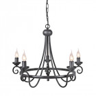 Suspension harlech, noir, 5 ampoules