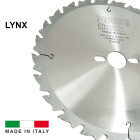 Lame de scie circulaire hm d. 250 x al. 30 x ép. 3,2/2,2 mm x z24 alt + ar pour bois - lynx - first italia