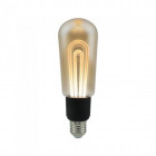 V-tac vt-2245 led ampoule 5w vintage tubulaire t60 filament linéaire verre ambre e27 2200k – sku 2749