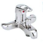 Mitigeur bain/douche - Chromé - entraxe 80 m/m