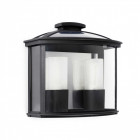 Aplique murale de jardin noire ceres 2 ampoules