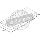 Jardinière pour potager à adosser