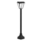 V-TAC VT-983 Lampe solaire sur pied de jardin à LED 2W 110LM changement de couleur 2IN1 switch corps noir 93cm Étanche IP65 - SKU 2894