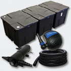 Kit:filtration de bassin 90000l 24w uvc stérilisateur pompe tuyau helloshop26 4216459