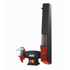 Touret combiné femi 296 evo - 1100 w triphasé - ø 200x25x20 mm - avec bande inclinable - 8061032