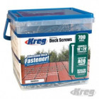 Kreg : Vis inox n° 8 x 2" Stainless pour trous borgnes par 700