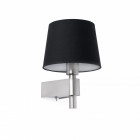 Aplique murale noire room h29 cm 1 ampoule