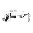 Meuleuse angulaire bosch gws 1400 125 mm + disque diamant bosch - 0601824900