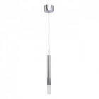 Suspension chromée techno 1 ampoule 160 cm