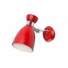 Aplique murale rouge retro 1 ampoule