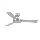 Ventilateur de plafond nickel mat mini mallorca
