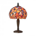 Lampe 40w josette, verre et résine