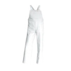 Cotte à bretelles LMA BROSSE blanc T.L - 300344 T.4