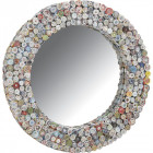 Miroir rond en papier recyclé