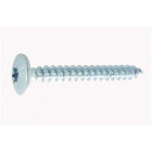 Vis de penture VISWOOD Tête ronde large - Ø7 x 90 mm - Acier zingué blanc - Boite de 100 - 3117090