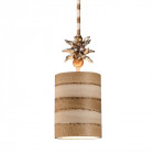 Suspension anemone, taupe et or, 1 ampoule
