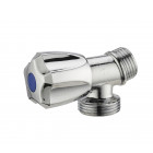 Robinet de machine à laver équerre à clapet mâle M1/2' (15x21) sortie mâle M3/4' (20x27) NOYON & THIEBAULT - 803-1520C1