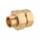 Raccord union 3 pièces droit à joint sphéroconique à visser femelle F1/2' (15x21) - à souder - Ø 14 mm