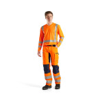 T-shirt à manches longues col V haute-visibilité anti-UV 33831011 - Couleur et taille au choix