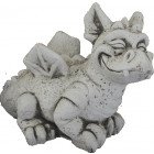 Statuette petit dragon en pierre reconstituée