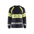 T-shirt à manches longues multinormes Marine/Jaune-Fluo 34841761 - Taille au choix