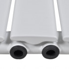 Radiateur chauffage panneau blanc hauteur 90 cm largeur 54,2 cm ep. 15 cm pratique design moderne et élégant helloshop26 3902018