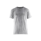 T-shirt imprimé 3D Gris-Chiné 35311043