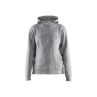 Sweat à capuche imprimé 3D femme Gris-Chiné 35601157 - Taille au choix