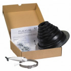 Sortie d'étanchéite Flexub avec kit de pose pour conduit 150 à 280 mm embase carré