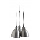 Suspension 3 lampes en zinc Suspension 3 lampes en zinc
